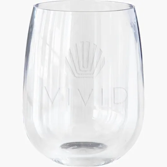 Symglass 12oz Clear Stemless Wine Glass — view 6
