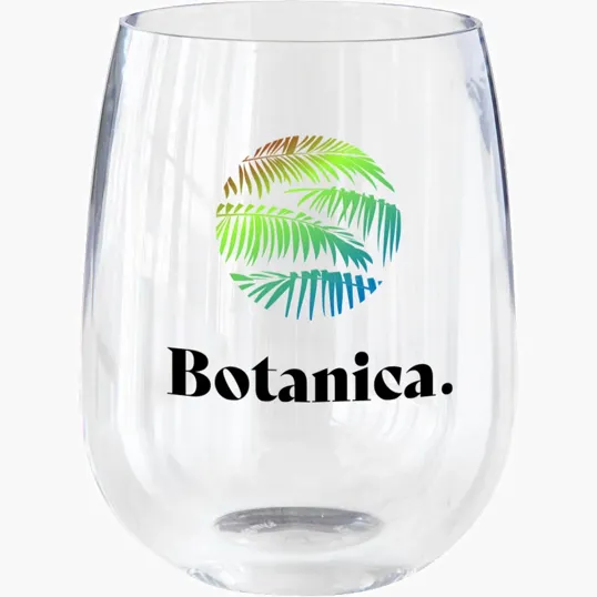 Symglass 12oz Clear Stemless Wine Glass — view 7