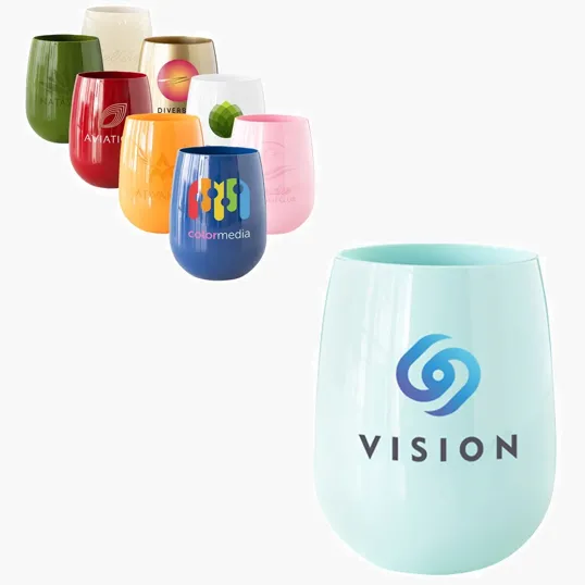 Symglass 12 oz Colored Stemless Wine Glass — view 18
