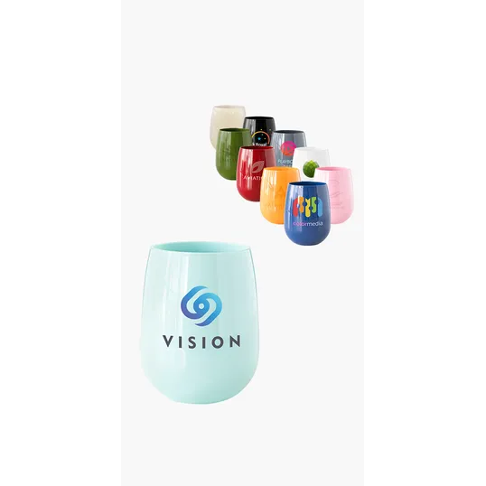 Symglass 12 oz Colored Stemless Wine Glass — view 21