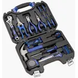 53 Piece Tool Set with Blow-Molded Case