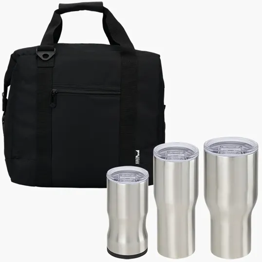 Urban Peak® 3-in-1 Drinkware Gift Set with Cooler Bag — view 2