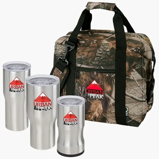 Urban Peak® 3-in-1 Drinkware Gift Set with Cooler Bag — view 3