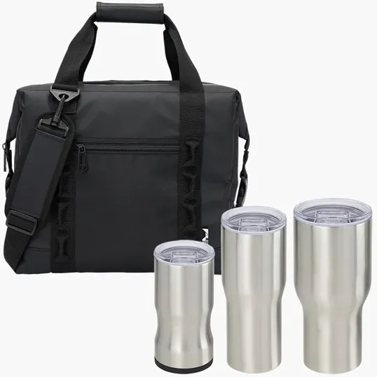 Urban Peak® 3-in-1 Drinkware Gift Set with Cooler Bag — view 2