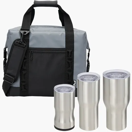 Urban Peak® 3-in-1 Drinkware Gift Set with Cooler Bag — view 3