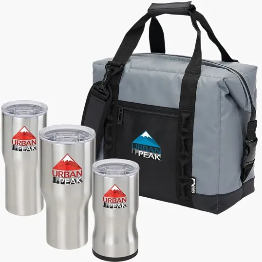 Urban Peak® 3-in-1 Drinkware Gift Set with Cooler Bag — view 6