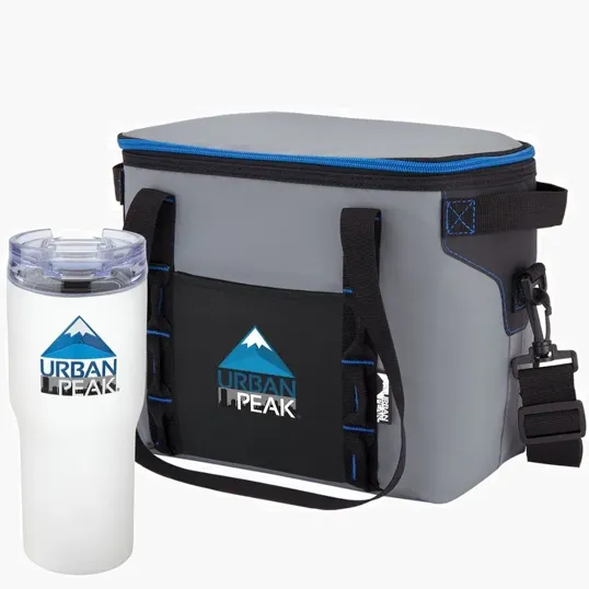 Urban Peak® Trail Vacuum Tumbler & Waterproof 12 Can Cooler Gift Set — view 8