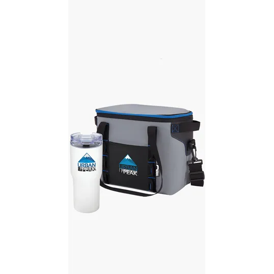 Urban Peak® Trail Vacuum Tumbler & Waterproof 12 Can Cooler Gift Set — view 2
