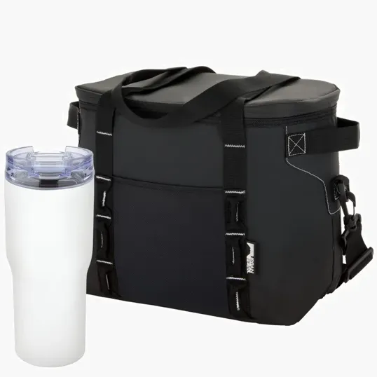 Urban Peak® Trail Vacuum Tumbler & Waterproof 12 Can Cooler Gift Set — view 3