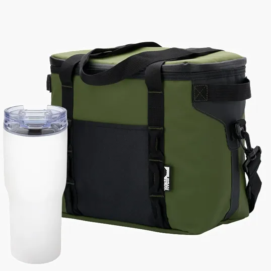 Urban Peak® Trail Vacuum Tumbler & Waterproof 12 Can Cooler Gift Set — view 5