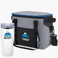 Urban Peak® Trail Vacuum Tumbler & Waterproof 12 Can Cooler Gift Set