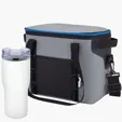 Urban Peak® Trail Vacuum Tumbler & Waterproof 12 Can Cooler Gift Set — view 4