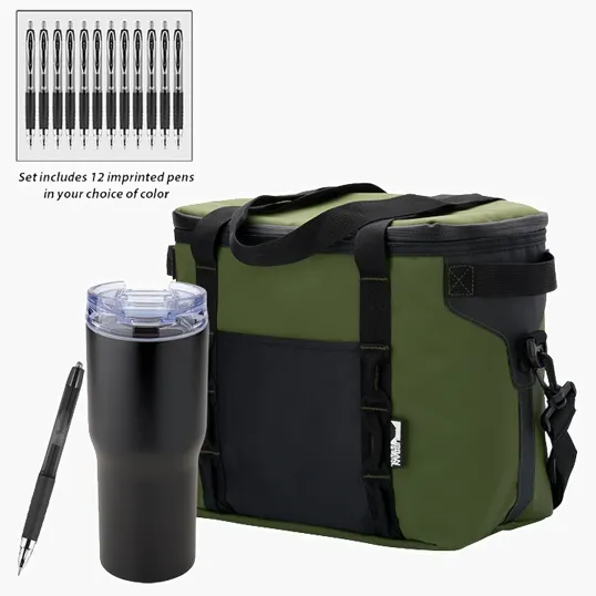 Urban Peak® Cooler Bag, Tumbler & uni-ball® Pen Gift Set — view 5