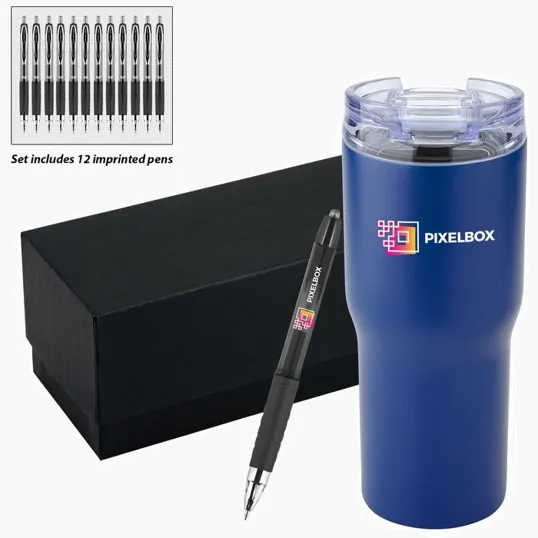 Urban Peak® Trail Vacuum Tumbler & uni-ball® 207 Gel Pen Gift Set — view 7