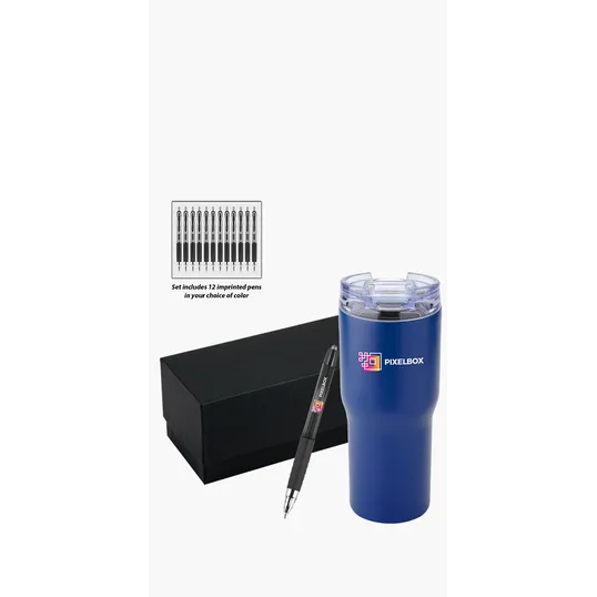 Urban Peak® Trail Vacuum Tumbler & uni-ball® 207 Gel Pen Gift Set — view 2
