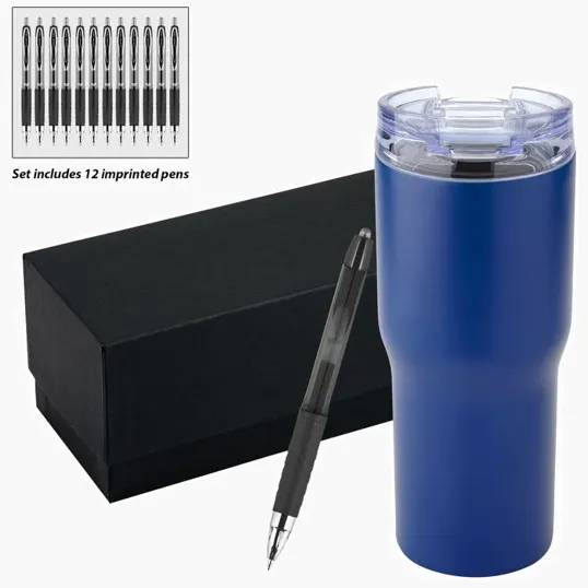 Urban Peak® Trail Vacuum Tumbler & uni-ball® 207 Gel Pen Gift Set — view 5