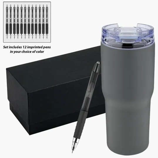 Urban Peak® Trail Vacuum Tumbler & uni-ball® 207 Gel Pen Gift Set — view 8