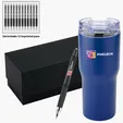 Urban Peak® Trail Vacuum Tumbler & uni-ball® 207 Gel Pen Gift Set