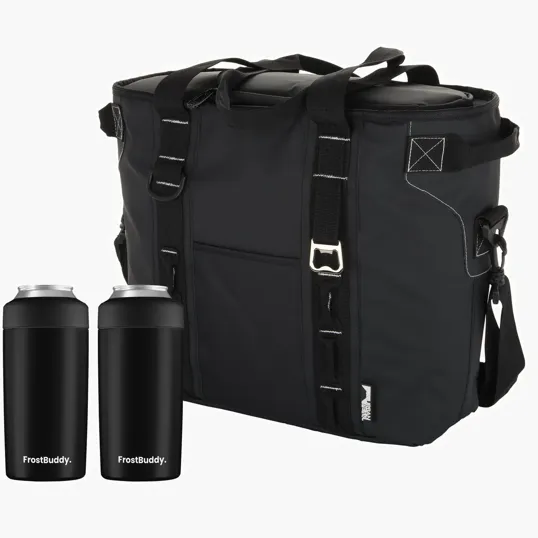 Urban Peak® FrostBuddy® Black Duo Gift Set with Cooler Bag — view 3