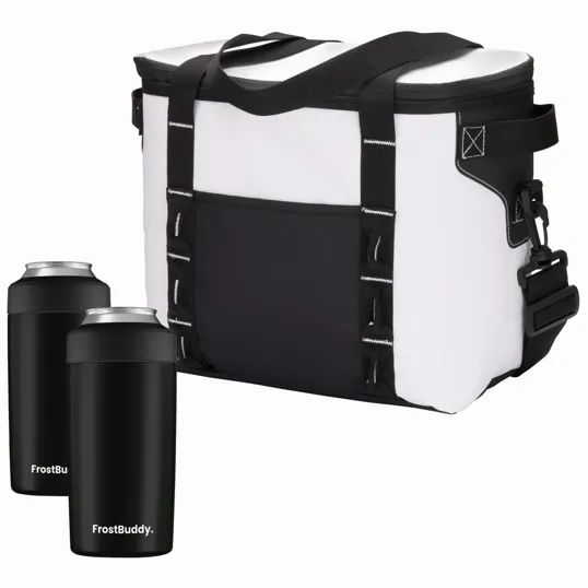 Urban Peak® CB161 Waterproof 12 Can Hinge Cooler & FrostBuddy® Duo Gift Set — view 2