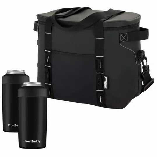 Urban Peak® CB161 Waterproof 12 Can Hinge Cooler & FrostBuddy® Duo Gift Set — view 3