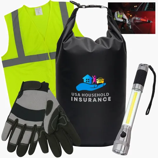 Roadside Rescue Kit with Urban Peak® 10L Dry Bag — view 5