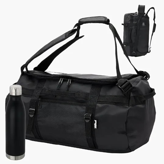 Urban Peak® Waterproof Backpack Duffel Kit with 28 oz Bottle