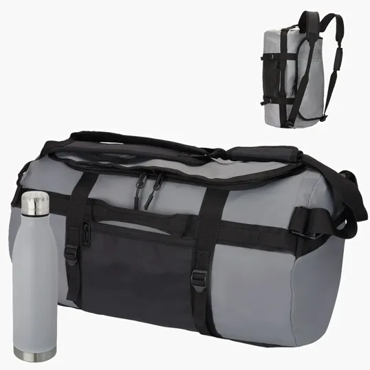 Urban Peak® Waterproof Backpack Duffel Kit with 28 oz Bottle — view 2