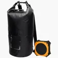 Traveling Sounds Kit with Solar Bluetooth Speaker and 31L Dry Bag Backpack