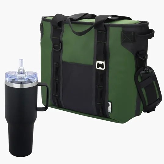 Urban Peak® Apex Ridge Vacuum Travel Mug & Waterproof Cooler Gift Set — view 5