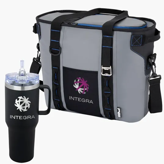 Urban Peak® Apex Ridge Vacuum Travel Mug & Waterproof Cooler Gift Set — view 7