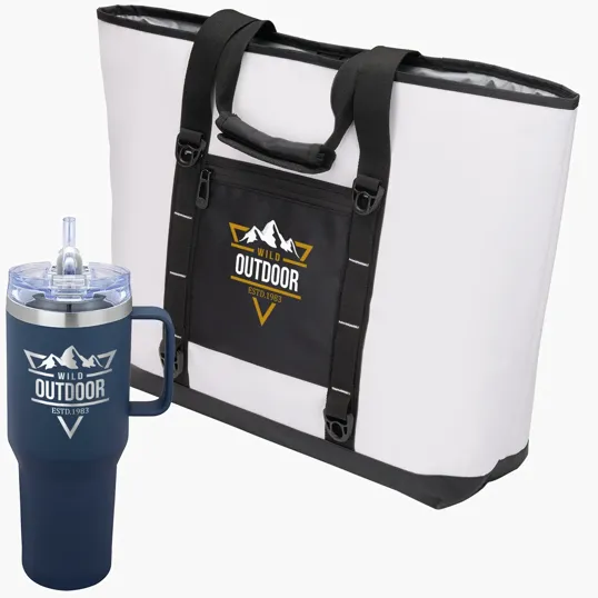 Urban Peak® Apex Ridge Vacuum Travel Mug & Padded Tote Bag Gift Set, 40 oz — view 2