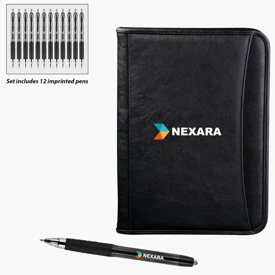 uni-ball Oxford Padfolio & 207 Gel Pen Gift Set — view 6