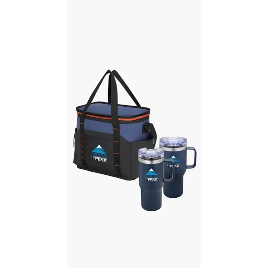 Urban Peak® Duo Lunch Kit with Vacuum Camp Mugs and 12-Can Cooler