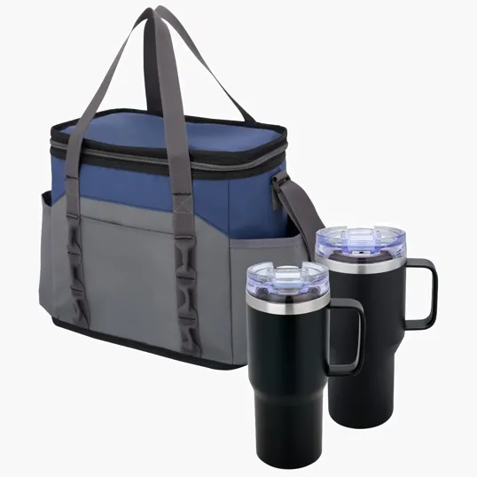 Urban Peak® Duo Lunch Kit with Vacuum Camp Mugs and 12-Can Cooler — view 5