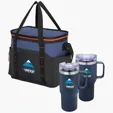 Urban Peak® Duo Lunch Kit with Vacuum Camp Mugs and 12-Can Cooler — view 6