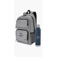 EarthTrendz™ Eco-Friendly Jetsetter Kit with 17 oz Bottle and 26L Backpack