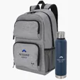 EarthTrendz™ Eco-Friendly Jetsetter Kit with 17 oz Bottle and 26L Backpack — view 2