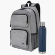 EarthTrendz™ Eco-Friendly Jetsetter Kit with 17 oz Bottle and 26L Backpack — view 5