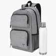 EarthTrendz™ Eco-Friendly Jetsetter Kit with 17 oz Bottle and 26L Backpack — view 6