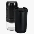 Coffee Lovers Kit with Rechargeable Grinder and 14 oz Tumbler