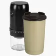 Coffee Lovers Kit with Rechargeable Grinder and 14 oz Tumbler — view 3