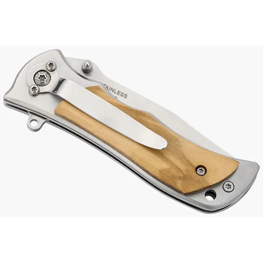 Starline Lance Folding Knife with Olive Wood Handle