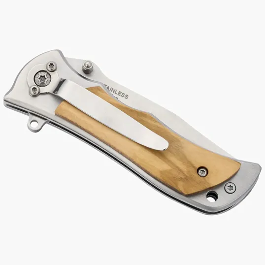 Starline Lance Folding Knife with Olive Wood Handle — view 10