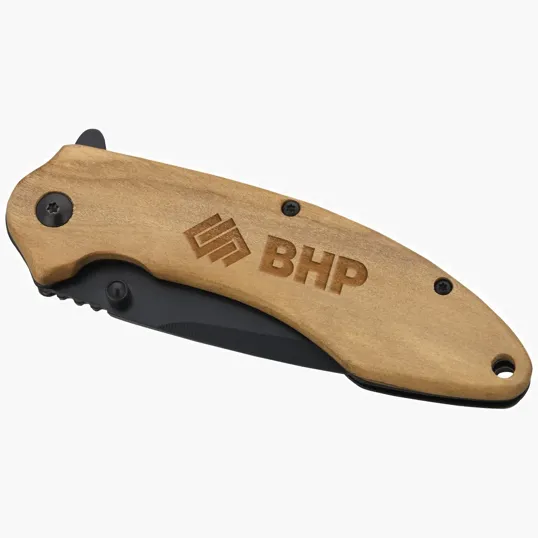 Starline Spire Folding Knife with Olive Wood Handle — view 9
