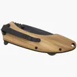 Starline Spire Folding Knife with Olive Wood Handle — view 10
