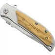Starline Notch Folding Knife with Olive Wood Handle