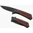 Starline Honed Folding Knife with Red Vine Wood Handle — view 2