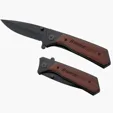 Starline Honed Folding Knife with Red Vine Wood Handle — view 7