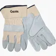 Starline Split Leather Glove with Safety Cuffs — view 2